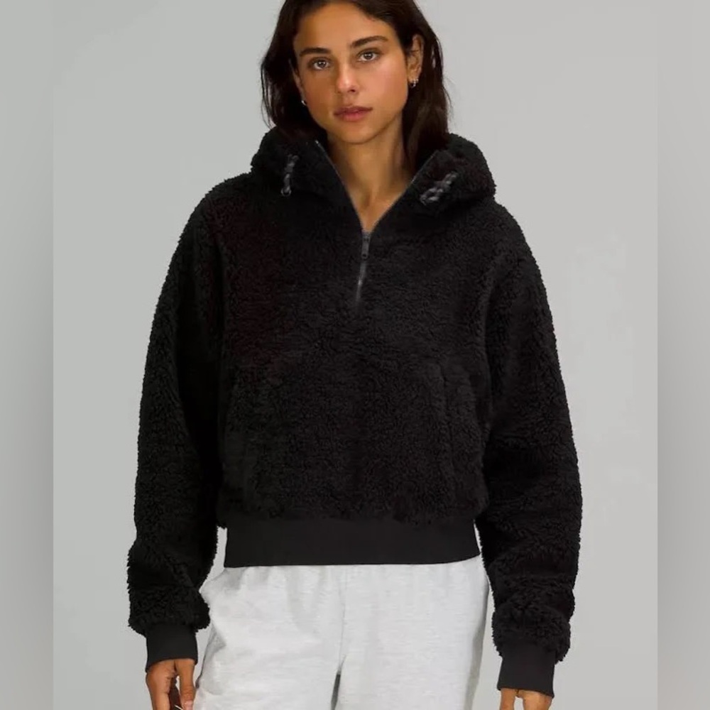 Lulu 1/2 zip teddy fleece